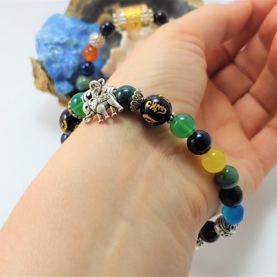 Pulseira OM Mantra do Oriente Pulseira OM Mantra do Oriente