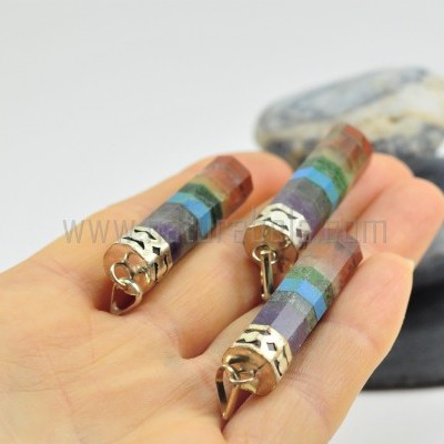 Pendente dos 7 Chakras Facetado