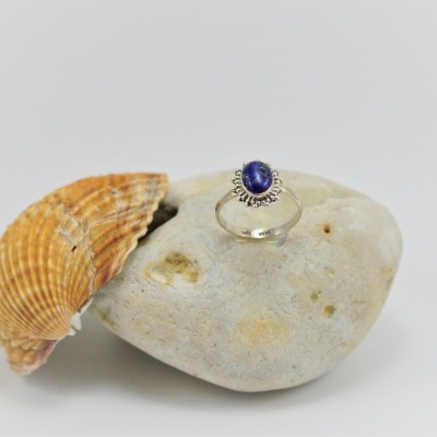 Anel em Prata com Lapis lazuli Anel em Prata com Lapis lazuli