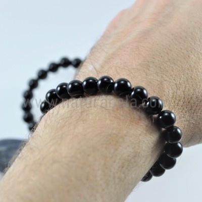Pulseira Bolas de Turmalina Negra EXTRA