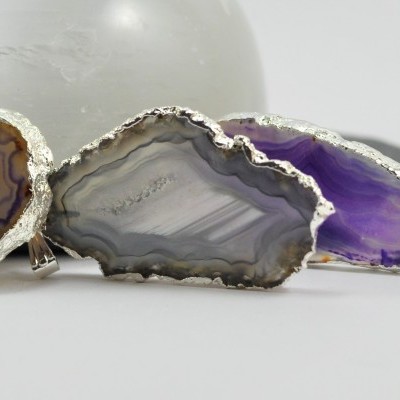 Pendente chapa de Ágata Pendente chapa de Ágata