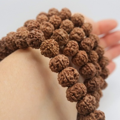 JapaMala 108 Rudrakshas 10mm cor Natural JapaMala 108 Rudrakshas 10mm cor Natural