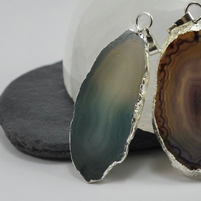 Pendente chapa de Ágata Pendente chapa de Ágata