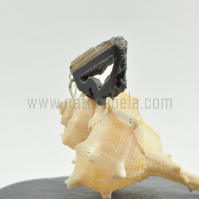 Pendente Lâmina de Drusa de Ágata Pendente Lâmina de Drusa de Ágata