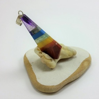 Pendente 7 Chakras Plano Pendente 7 Chakras Plano