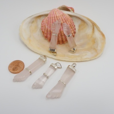 Figa Quartzo Rosa Prata 925