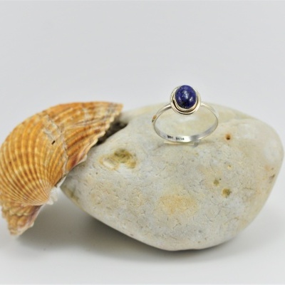 Anel em Prata com Lapislazúli Anel em Prata com Lapislazúli