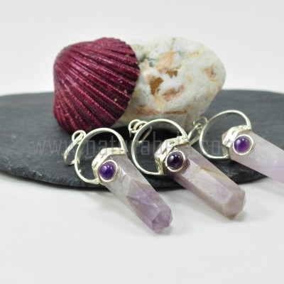 Pendente de Ametista facetado Pendente de Ametista facetado