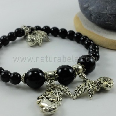 Pulseiras Onix e Jaspe Paisagem