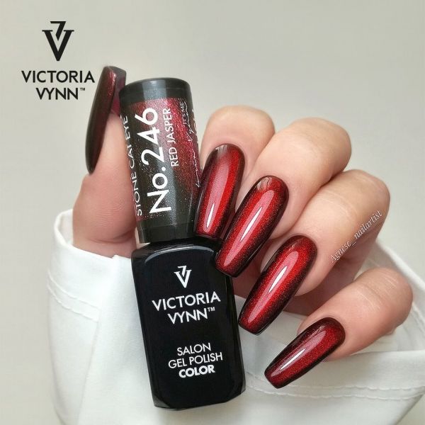 Victoria VYNN Gel Polish No. 246 Cat Eye – Red Jasper 8ML