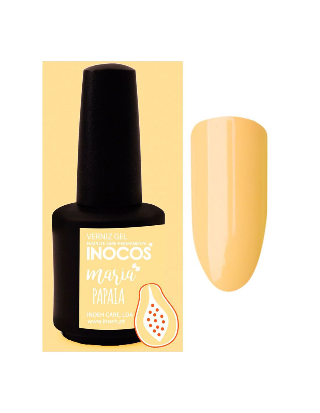 Maria&#x20;Papaia&#x20;Verniz&#x20;Gel&#x20;15ml&#x20;Inocos