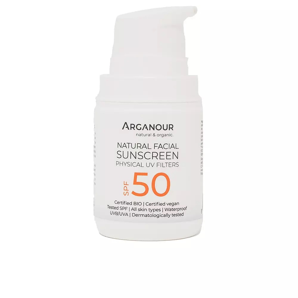 Arganour Protetor Solar facial SPF 50+ 50ml