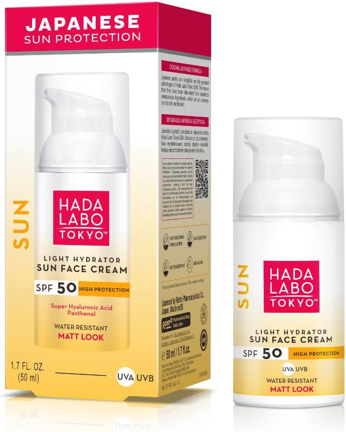 Hada Labo Tokyo - Light Hydrator Sun Face Cream SPF50 - Creme de proteção solar facial 50ml