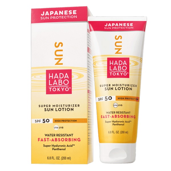 Hada Labo Tokyo - Super Moisturizer Sun Lotion SPF50 - Loção Solar 200ml