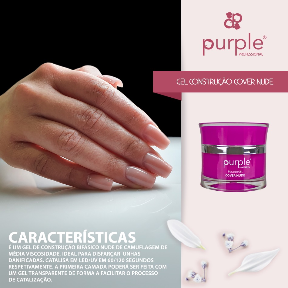 Gel&#x20;De&#x20;Constru&#x00E7;&#x00E3;o&#x20;PURPLE&#x20;-&#x20;COVER&#x20;NUDE&#x20;-&#x20;50gr