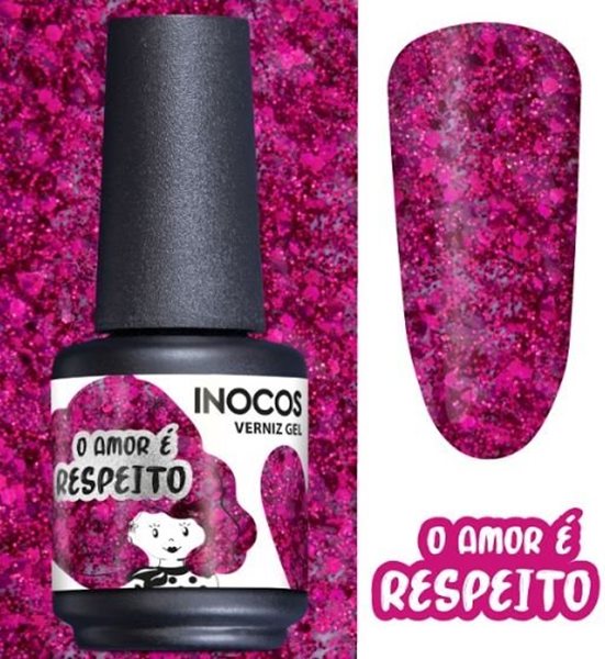 Inocos&#x20;Verniz&#x20;Gel&#x20;Amor&#x20;&#x00E9;&#x20;Respeito&#x20;15ml