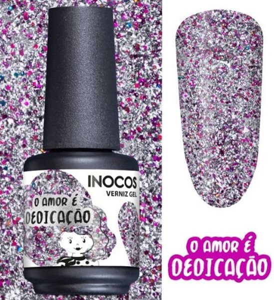 Inocos&#x20;Verniz&#x20;Gel&#x20;Amor&#x20;&#x00E9;&#x20;Dedica&#x00E7;&#x00E3;o&#x20;15ml