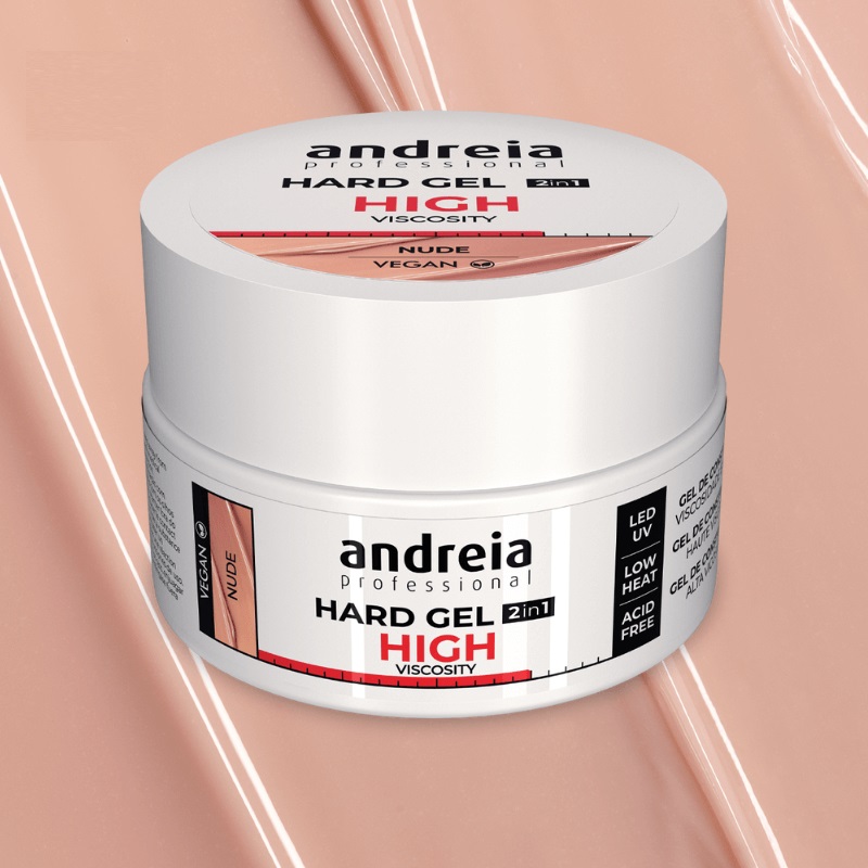 Andreia Hard Gel High 2 IN 1 Nude - Alta Viscosidade 44gr