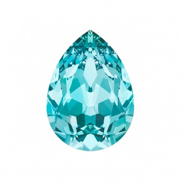 SWAROVSKI&#x00AE;&#x3F;&#x20;PEAR&#x20;LIGHT&#x20;TURQUOISE&#x20;8x6mm&#x20;-&#x20;5uds