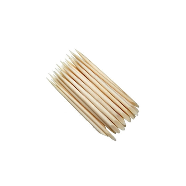 Palitos de madeira afiados dispostos em feixe