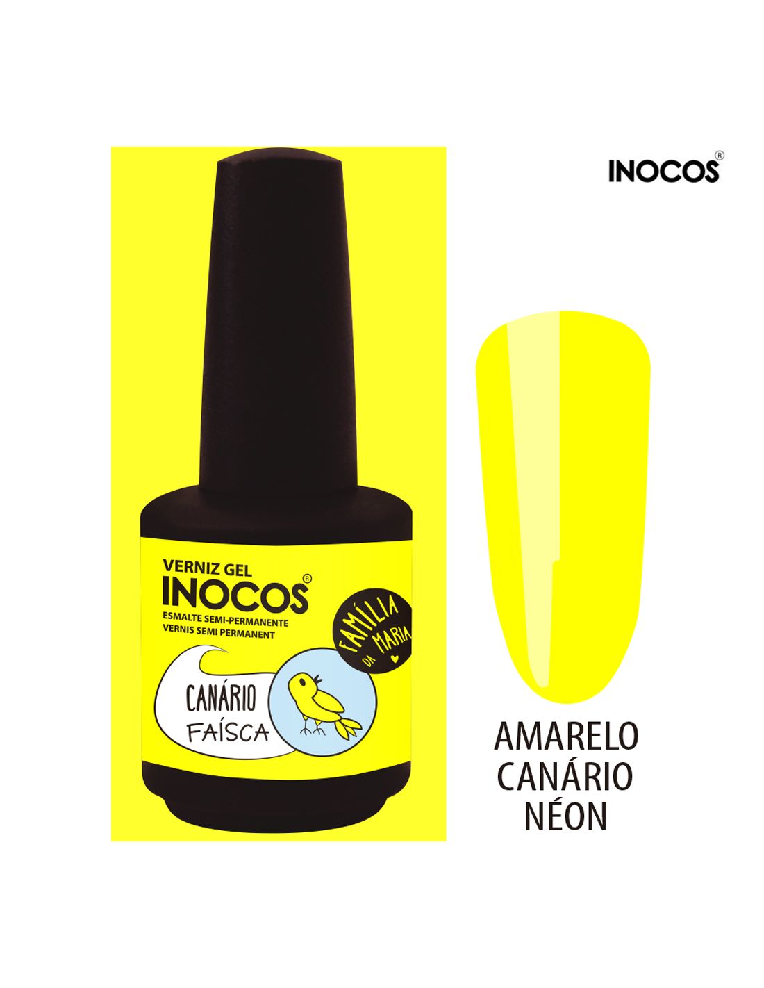 Can&#x00E1;rio&#x20;Fa&#x00ED;sca&#x20;Verniz&#x20;Gel&#x20;15ml&#x20;-&#x20;Inocos