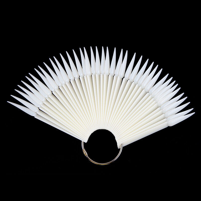 EXPOSITOR&#x20;LEQUE&#x20;STILETTO&#x20;NATURAL&#x20;50&#x20;tips