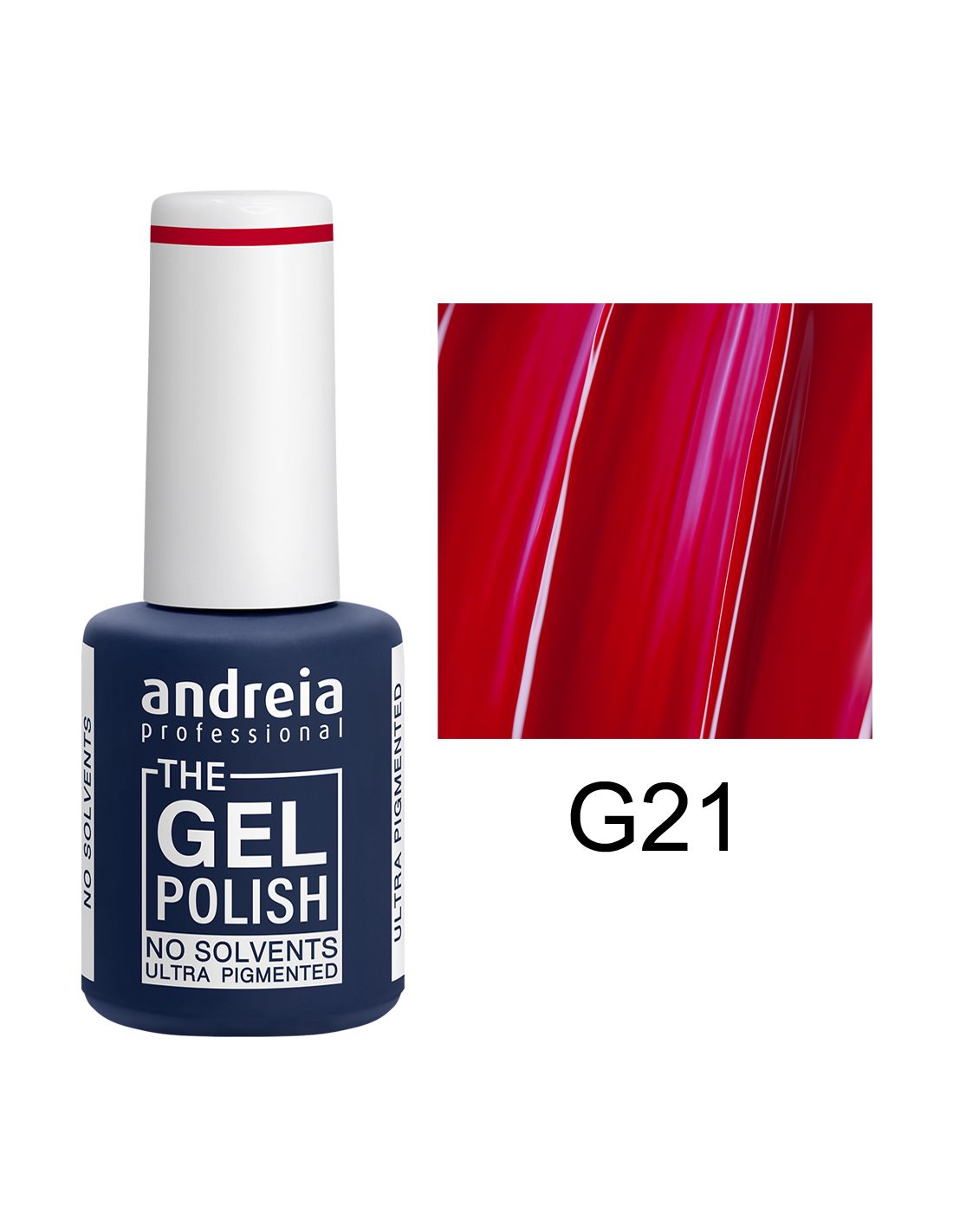 Frasco de verniz gel para unhas Andreia Professional cor vermelha G21