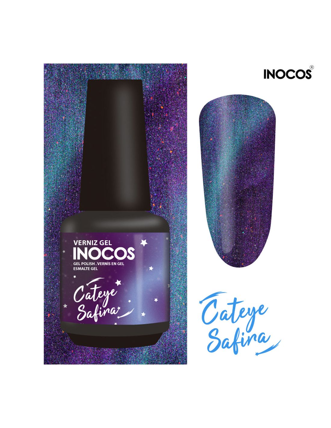 Safira&#x20;15&#x20;ml&#x20;-&#x20;Verniz&#x20;Gel&#x20;Magn&#x00E9;tico&#x20;INOCOS