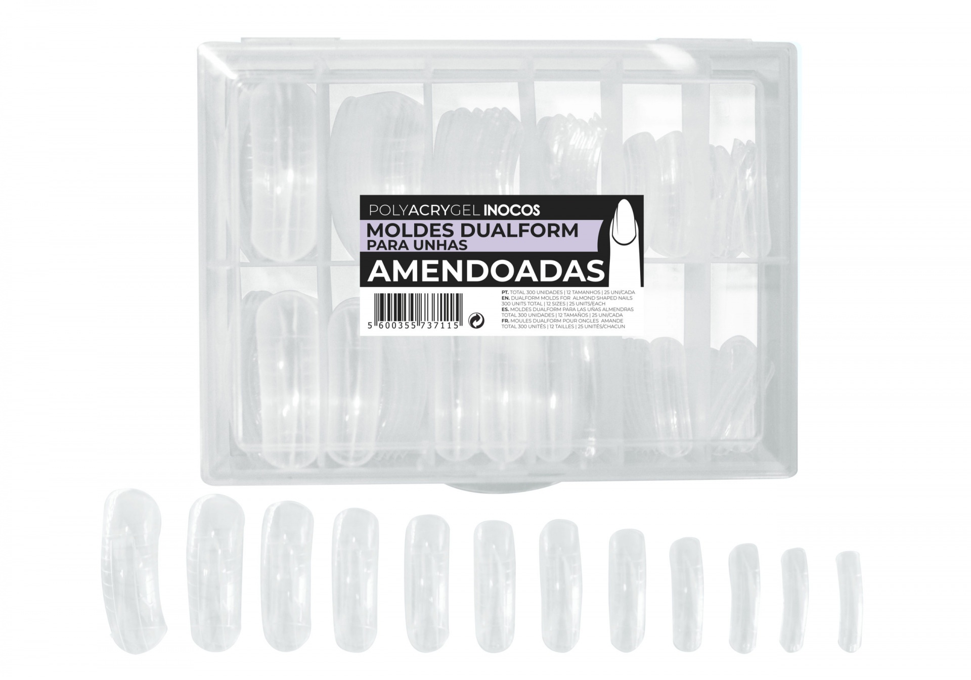 Moldes&#x20;Dualform&#x20;Quadradas&#x20;e&#x20;Ovais&#x20;Tam.&#x20;12&#x20;-&#x20;Inocos