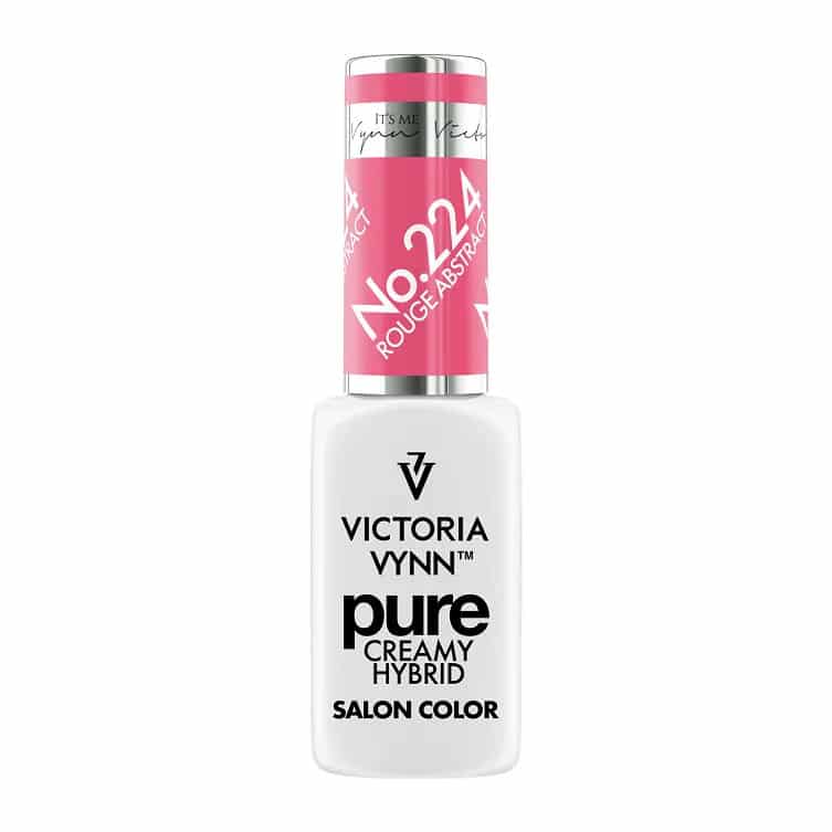 Frasco de verniz de unhas Victoria Vynn Pure Creamy Hybrid No. 224 Rouge Abrasax