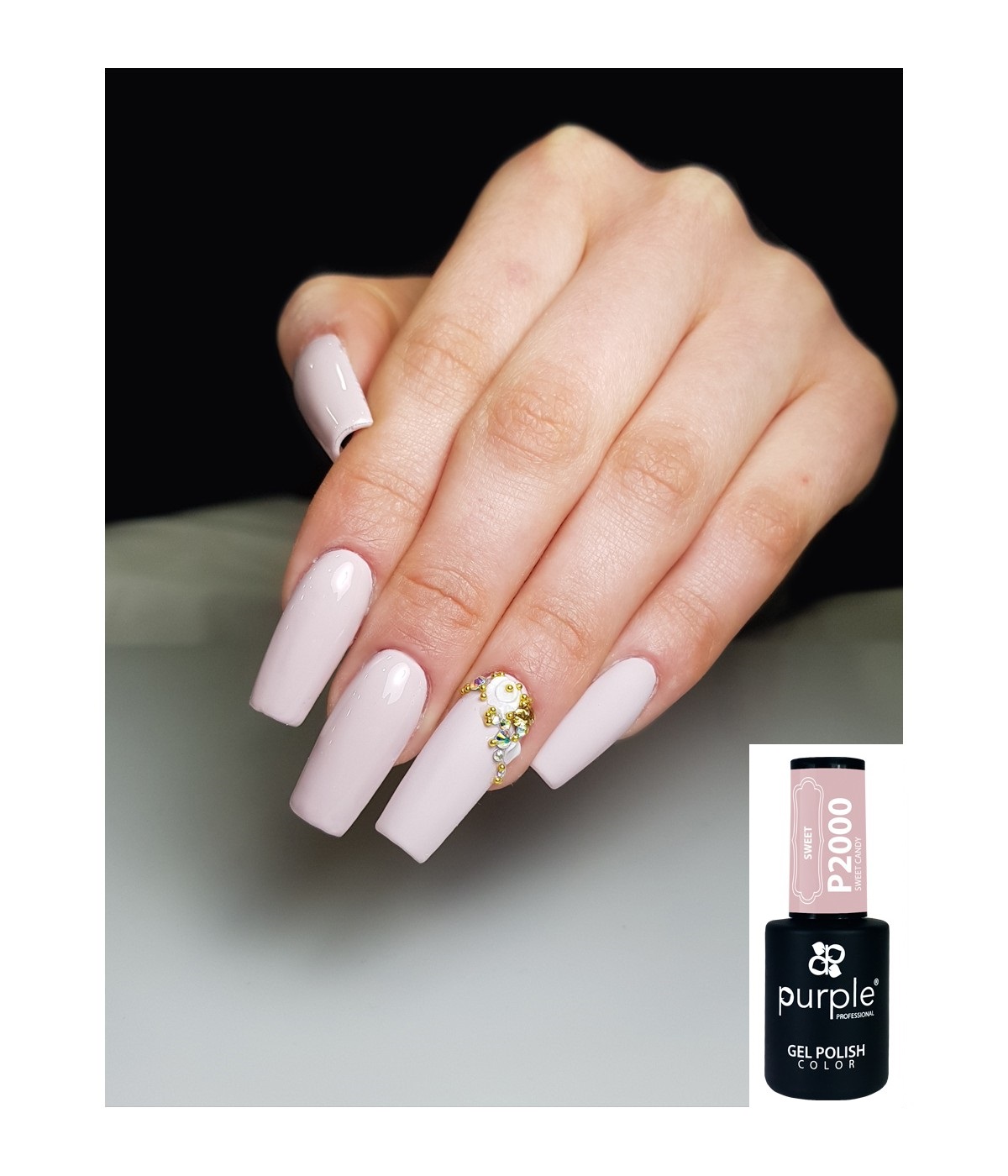 VERNIZ&#x20;GEL&#x20;-&#x20;SWEET&#x20;CANDY&#x20;P2000&#x20;10ml