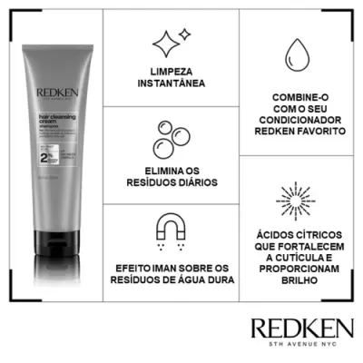 REDKEN&#x20;Scalp&#x20;Hair&#x20;Cleansing&#x20;Cream&#x20;Shampoo&#x20;Micelar&#x20;Limpeza&#x20;Profunda&#x20;250ml