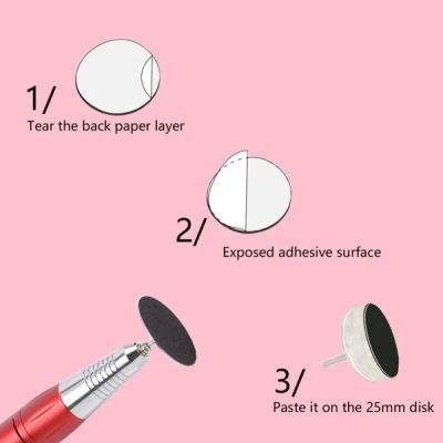 Ponteira&#x20;para&#x20;Pedicure&#x20;-&#x20;Disco&#x20;25mm