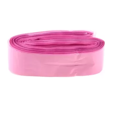 Clip&#x20;Cord&#x20;Sleeve&#x20;Descart&#x00E1;vel&#x20;Rosa&#x20;100und