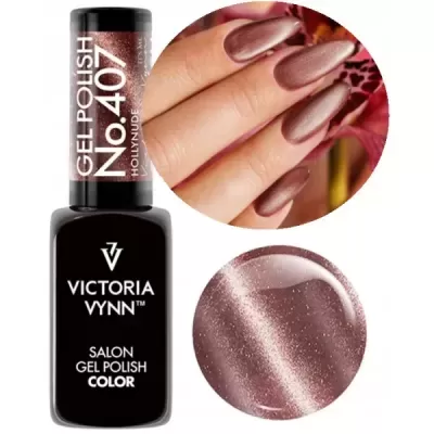Victoria&#x20;VYNN&#x20;Gel&#x20;Polish&#x20;No.&#x20;407&#x20;Cat&#x20;Eye&#x20;Hollynude&#x20;8ML