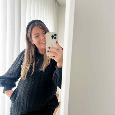 Vestido Ariana em malha fantasia na cor antracite