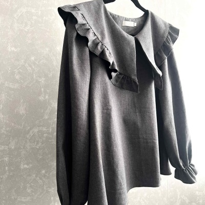 Túnica Camila em cinzento mesclado