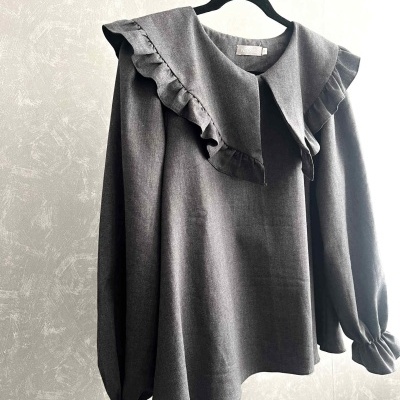 Túnica Camila em cinzento mesclado