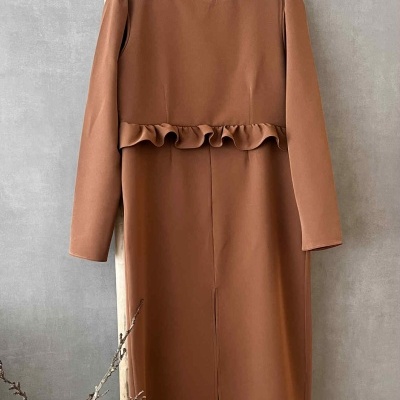 Vestido Cristal em caramelo