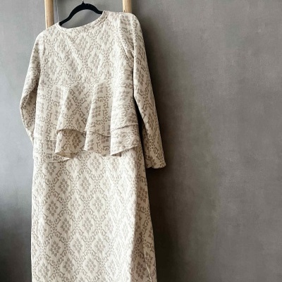 Confy Penélope bege,padrão