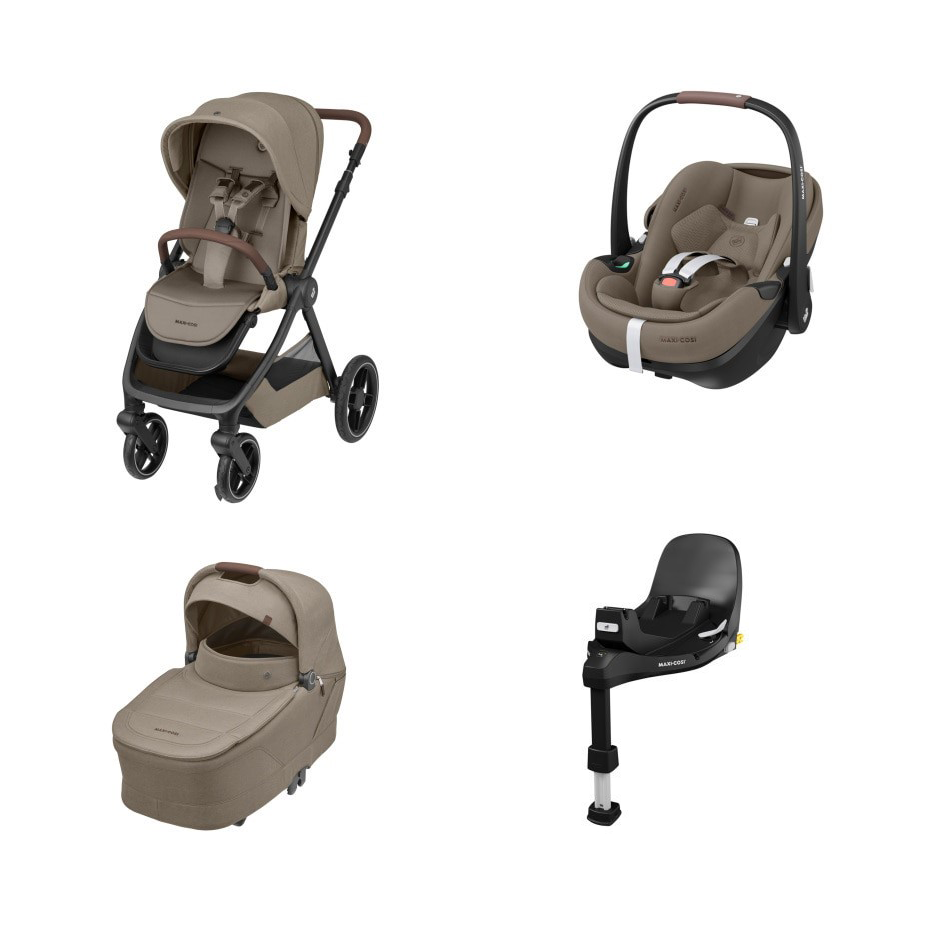 Maxi-Cosi Oxford + Alcofa Sense + Pebble 360º Pro2 + FamilyFix 360 pro
