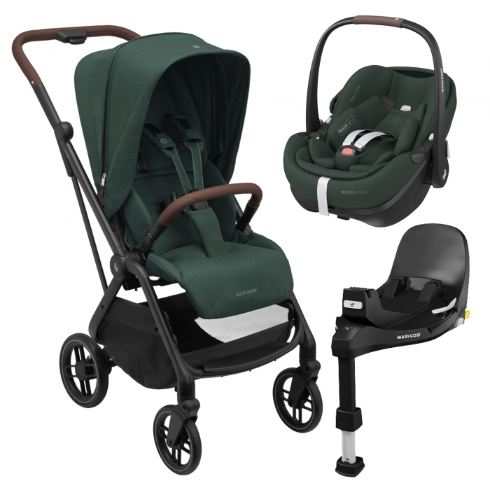 Maxi-Cosi Leona 2 + Pebble 360º Pro2 + Familyfix 360º Pro (Sem Adaptadores )