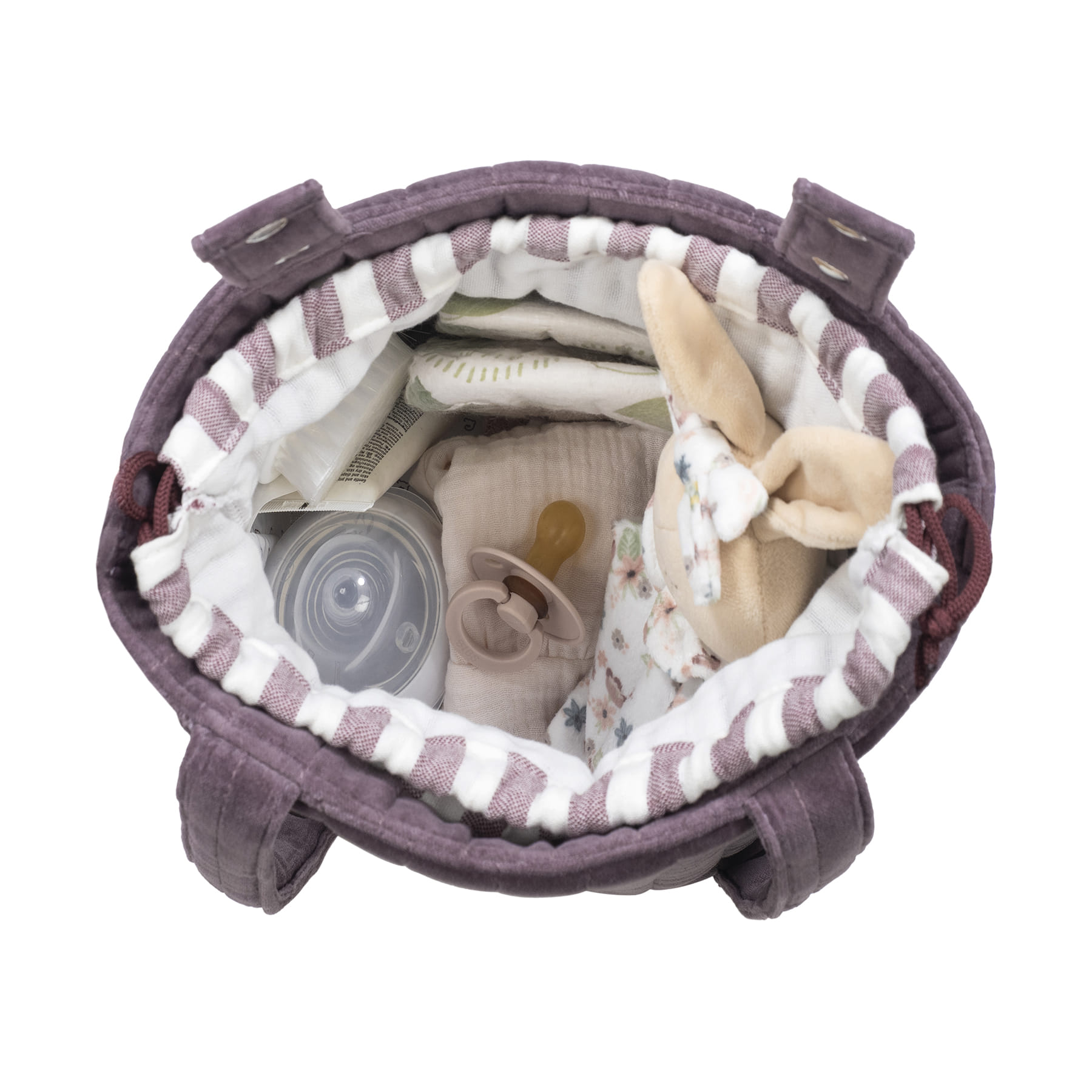 Pasito a Pasito Saco Bucket Cherry Velvet