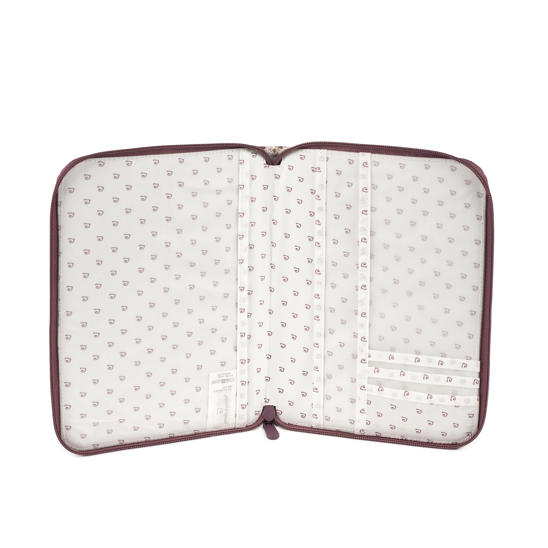 Pasito a Pasito Porta Documentos Cherry