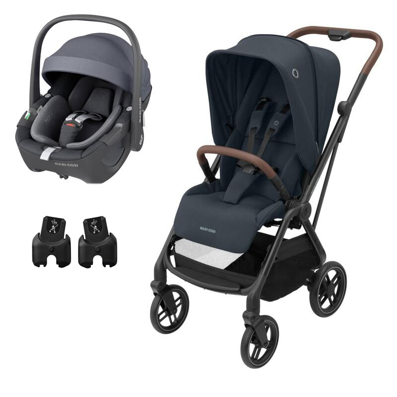 Maxi-Cosi Leona2 + Pebble 360º + Adaptadores