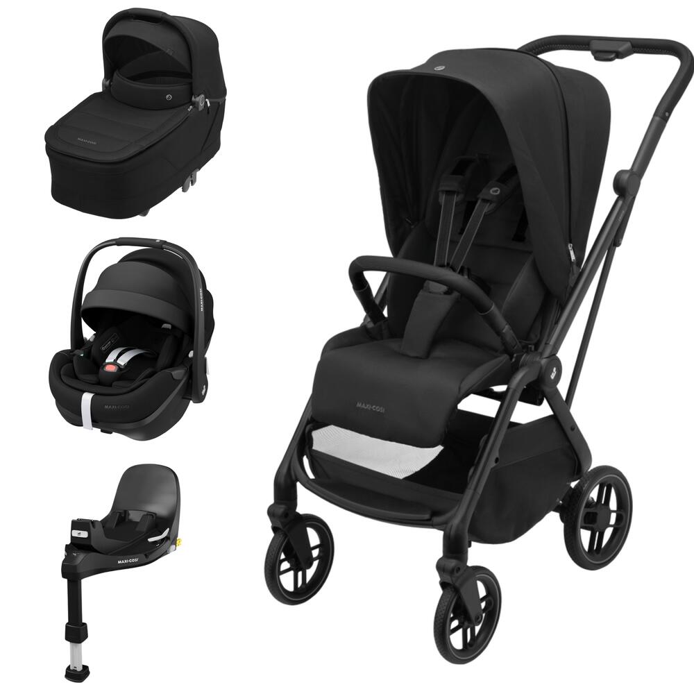 Maxi-Cosi Leona 2 + Pebble 360º Pro2 + Familyfix 360º Pro + Alcofa Sense ( Sem Adaptadores )