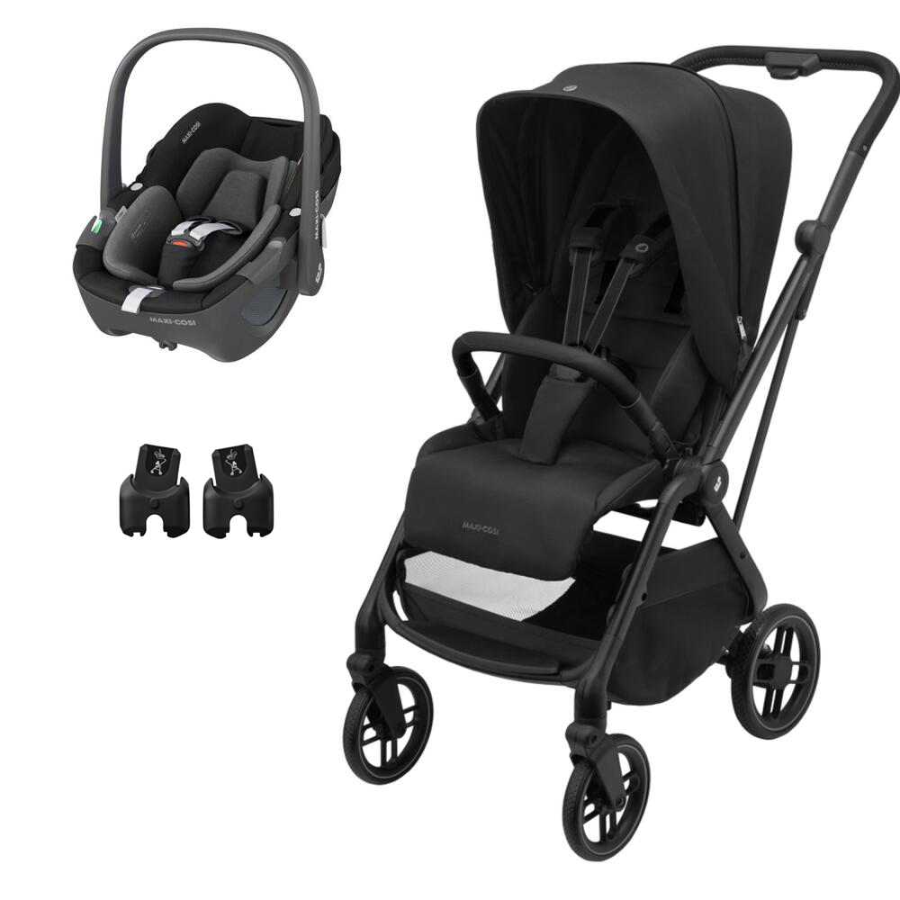 Maxi-Cosi Leona2 + Pebble 360º + Adaptadores