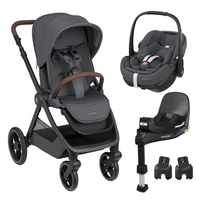 Maxi-Cosi Oxford + Pebble 360º Pro2 + FamilyFix 360 pro + Adaptadores