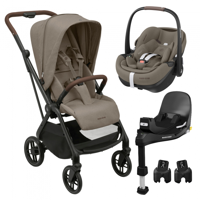 Maxi-Cosi Leona 2 + Pebble 360º Pro2 + Familyfix 360º Pro + Adaptadores