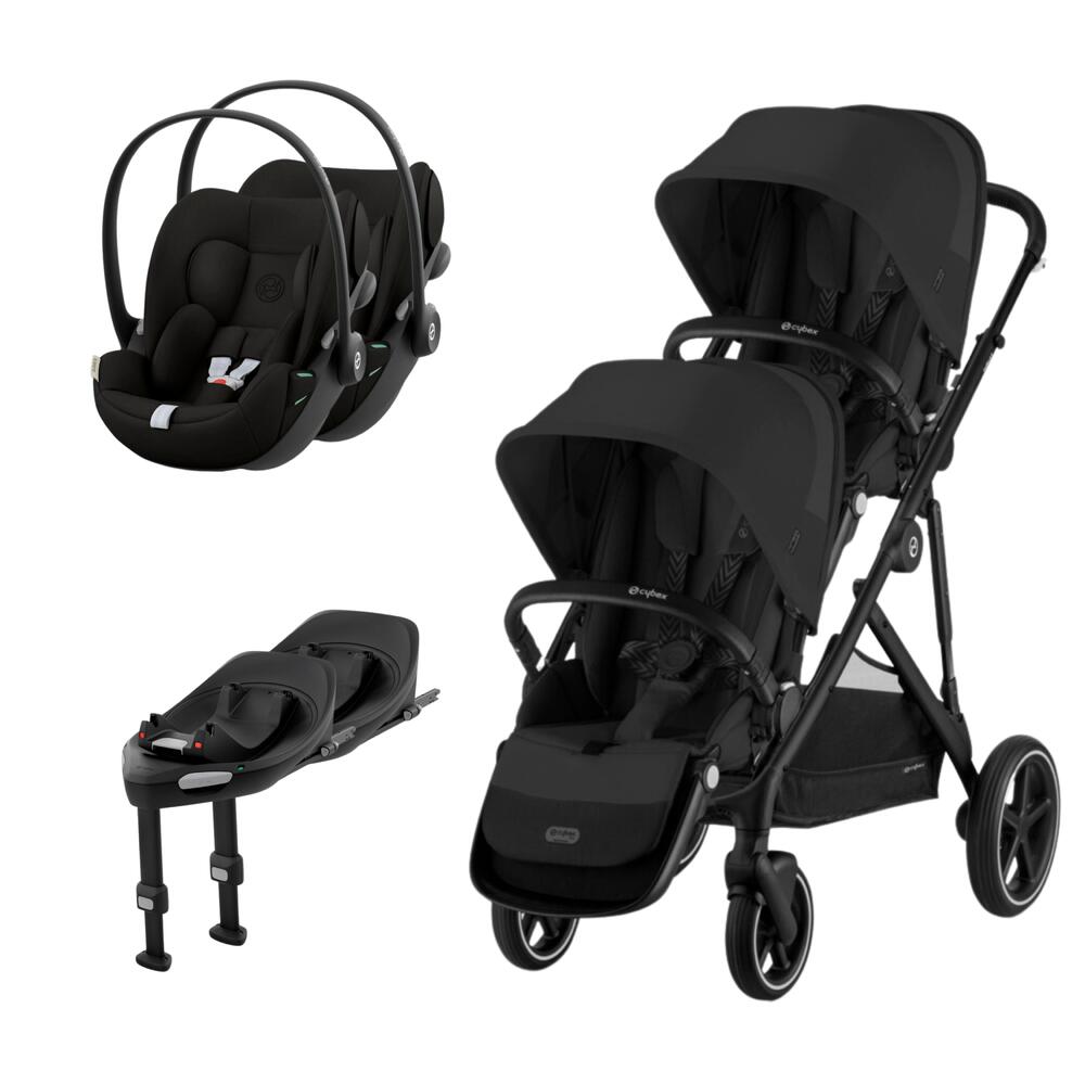 Cybex Gazelle S + Assento Extra Gazelle S + Cloud G i- Size (x2) + Base G (x2) (Sem Adaptadores)